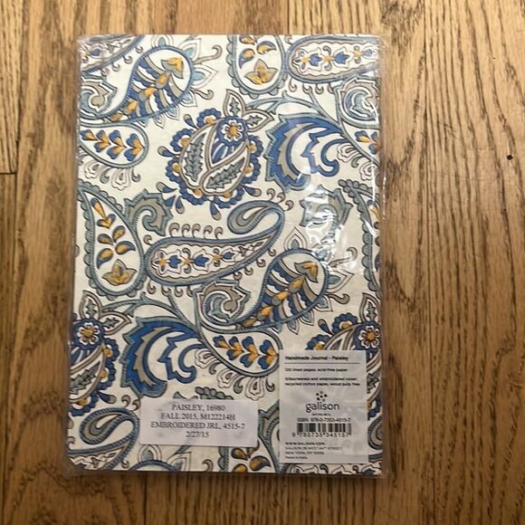 GALISON PAISLEY EMBROIDERY HANDMADE EMBROIDERY JOURNAL - Picture 2 of 3